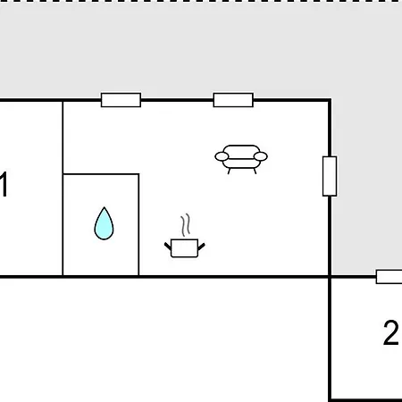 1 Bedroom Beautiful In Knebel